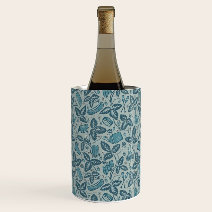 Summer Camping - blue Wine Chiller Gallery Image 2