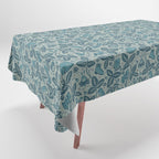 Summer Camping - blue Tablecloth Gallery Image 1