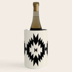 Southwestern Minimalism - Black Neutral Beige Wine Chiller Gallery Image 1