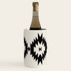Southwestern Minimalism - Black Neutral Beige Wine Chiller Gallery Image 3