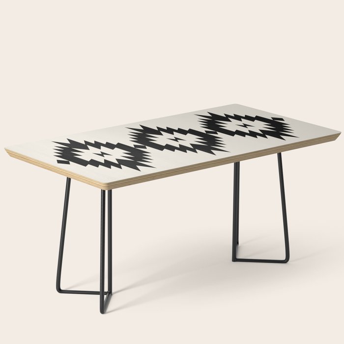 Southwestern Minimalism - Black Neutral Beige Coffee Table Gallery Image 1