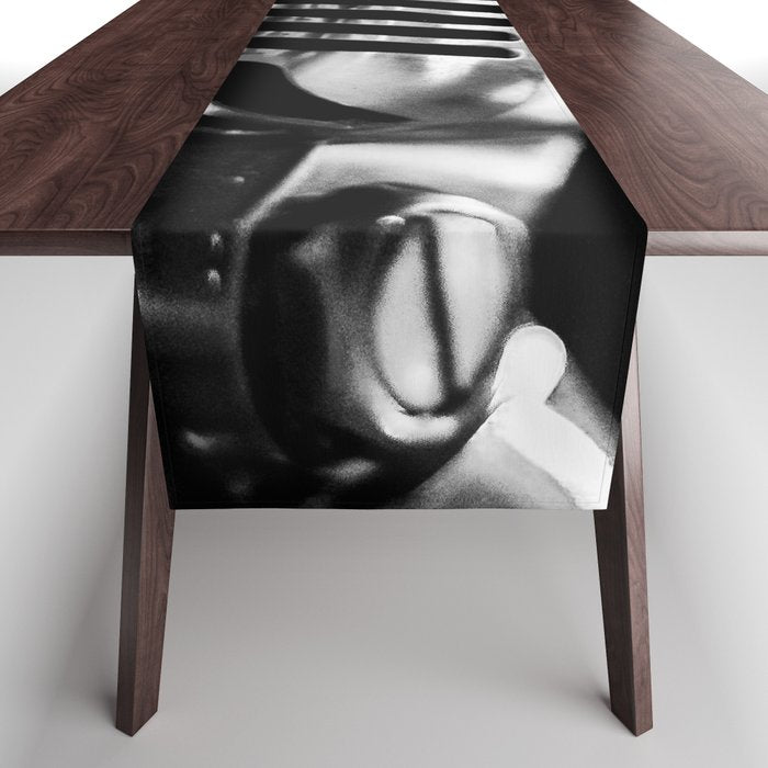 microphone music aesthetic close up elegant mood art photography  Table Runner Gallery Image 1