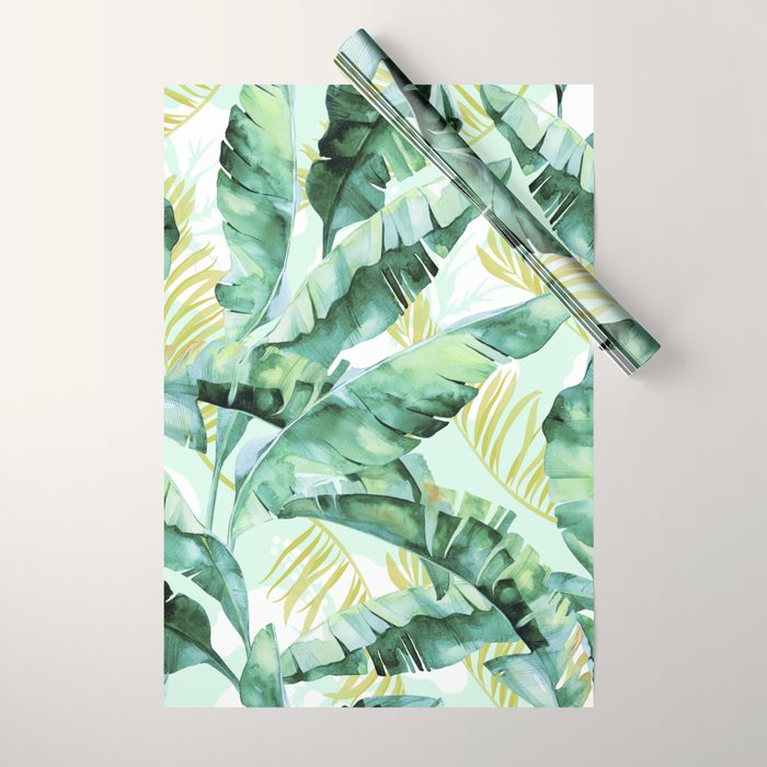 Banana leaf Wrapping Paper Gallery Image 1