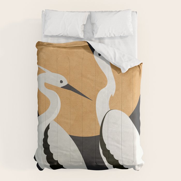 Two Abstract Birds I Comforter Gallery Image 6