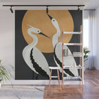 Two Abstract Birds I Wall Mural Gallery Image 1