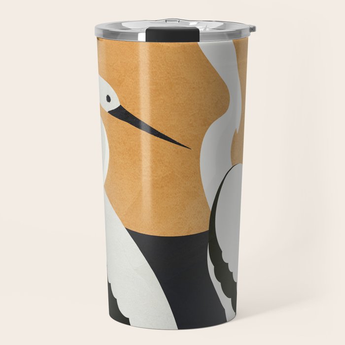 Two Abstract Birds I Travel Mug Gallery Image 1