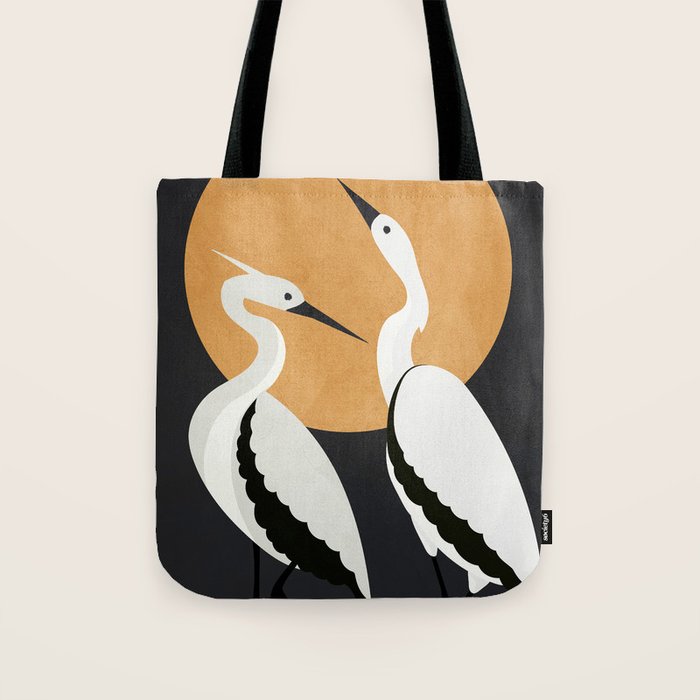 Two Abstract Birds I Tote Bag Gallery Image 1