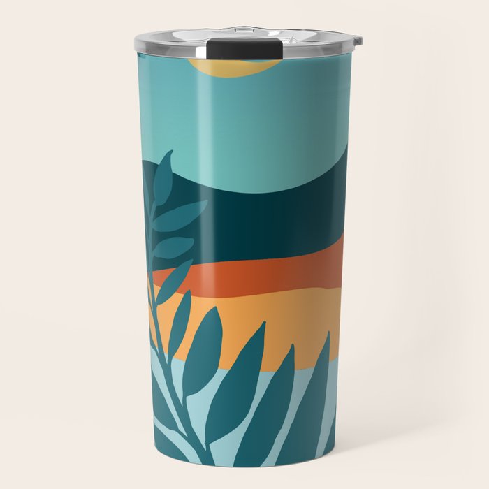Mediterranean Twilight Travel Mug Gallery Image 1