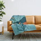 Mediterranean Twilight Throw Blanket Gallery Image 1
