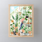Greenhouse Garden Mini Art Print Gallery Image 1
