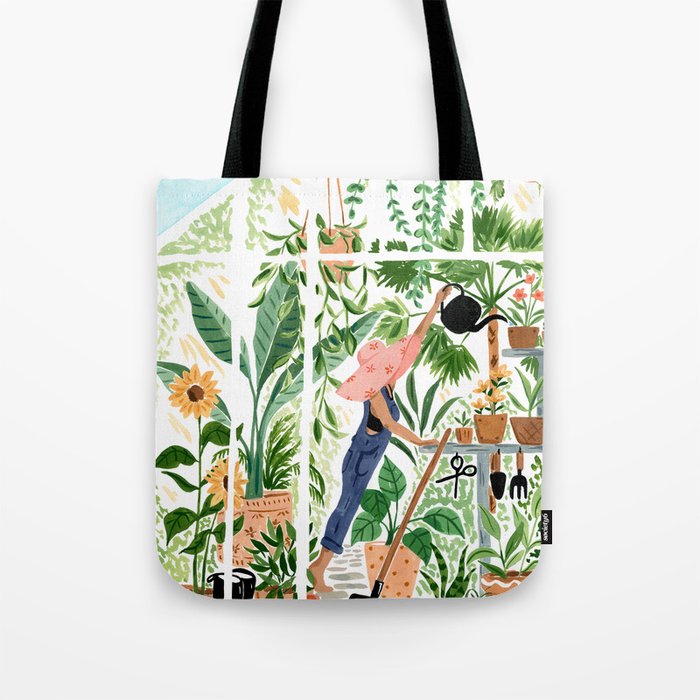 Greenhouse Garden Tote Bag Gallery Image 1
