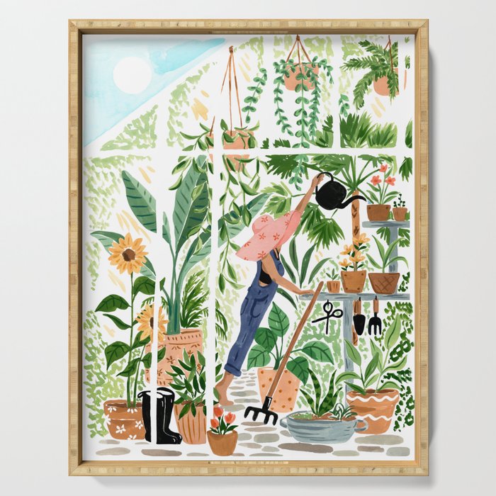 Greenhouse Garden Serving Tray Gallery Image 1