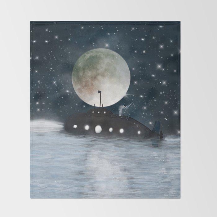 the astrologer Throw Blanket Gallery Image 2
