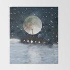 the astrologer Throw Blanket Gallery Image 2