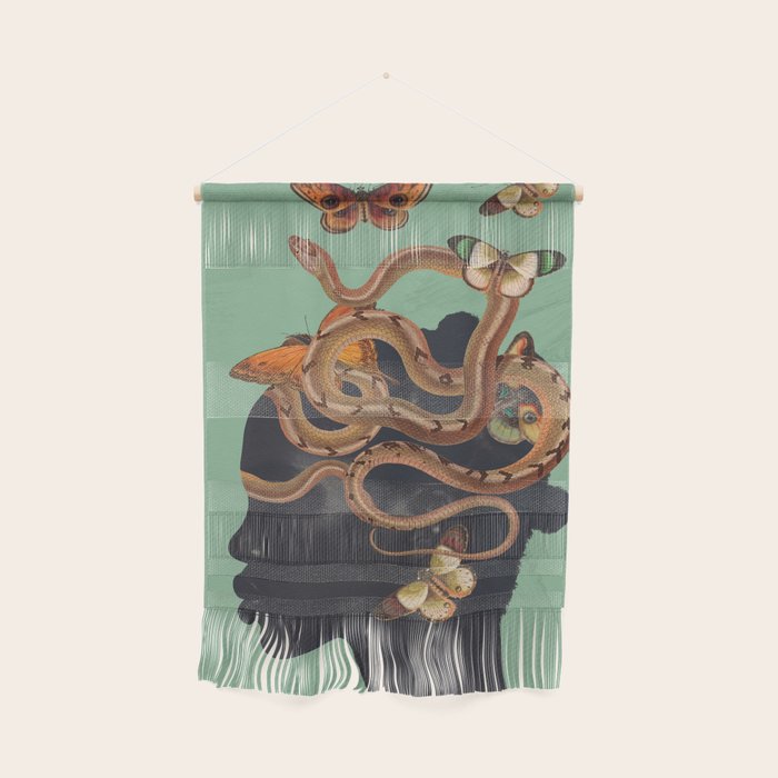 Snake and Butterflies 2 Wall Hanging Gallery Image 1
