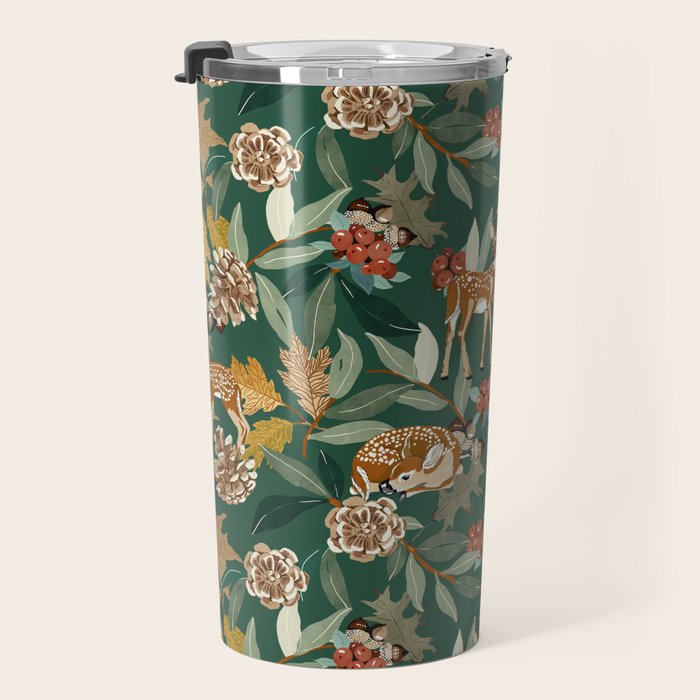 Deer in the autumn nature 22 Travel Mug Gallery Image 3