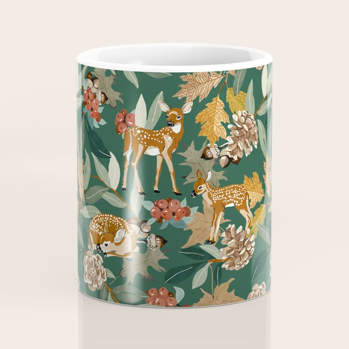 Deer in the autumn nature 22 Coffee Mug Gallery Image 4