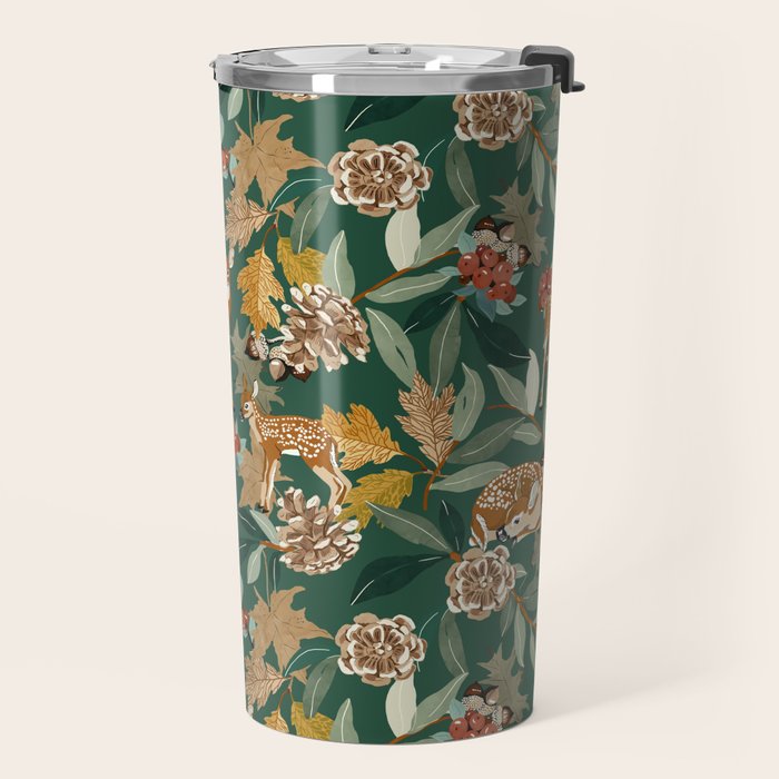 Deer in the autumn nature 22 Travel Mug Gallery Image 2