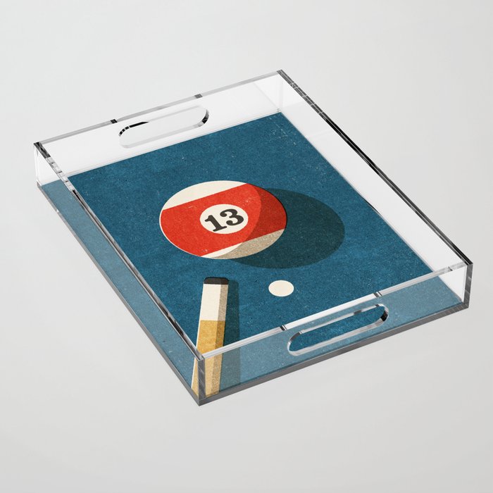 BILLIARDS / Ball 13 Acrylic Tray Gallery Image 1