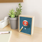 BILLIARDS / Ball 13 Mini Art Print Gallery Image 2
