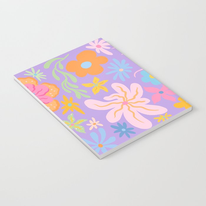 Candy Flowers Lilac Notebook Gallery Image 3