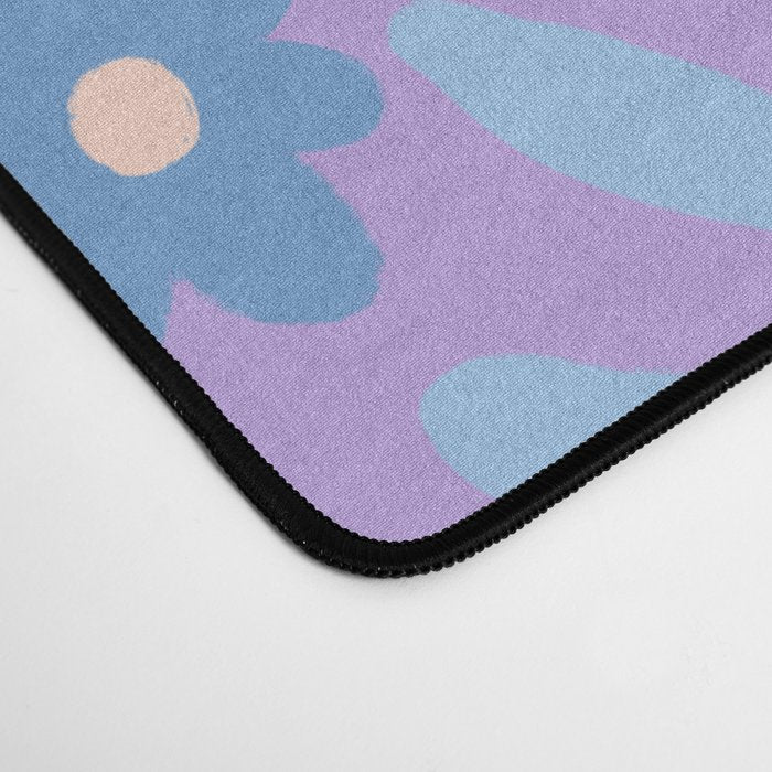 Candy Flowers Lilac Desk Mat Gallery Image 4