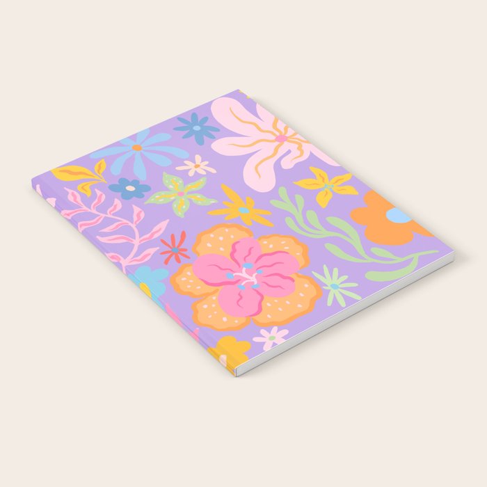Candy Flowers Lilac Notebook Gallery Image 1