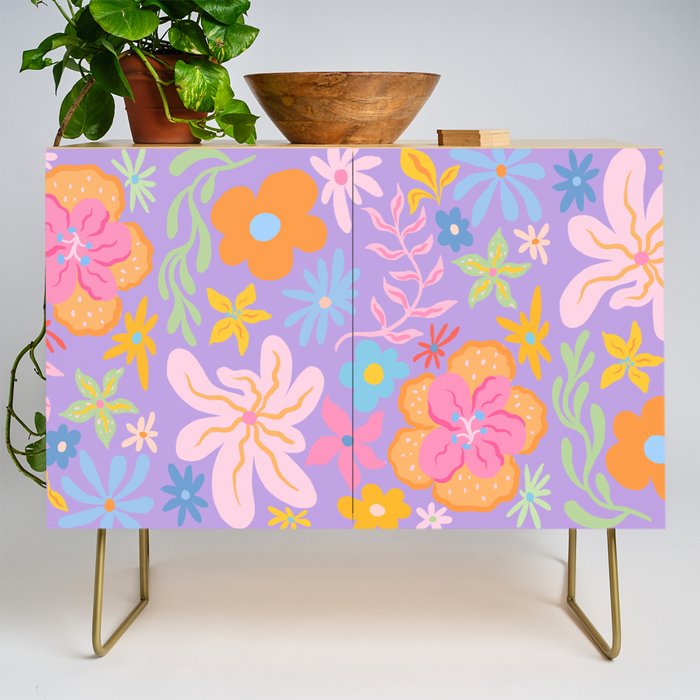 Candy Flowers Lilac Credenza Gallery Image 1