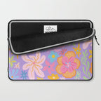 Candy Flowers Lilac Laptop Sleeve Gallery Image 2