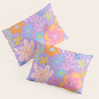 Candy Flowers Lilac Pillow Sham Gallery Image 3