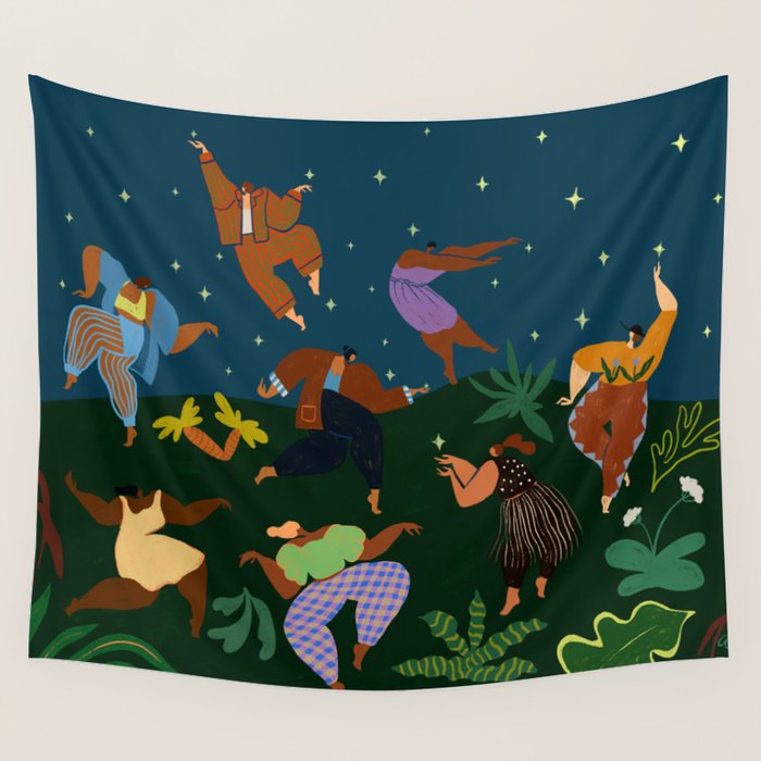 Frolick Under The Stars Wall Tapestry Gallery Image 1