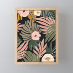 Floral garden tropical 7F Mini Art Print Gallery Image 1