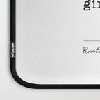 Ruth Bader Ginsburg Never Underestimate The Power Of A Girl With A Book. Laptop Sleeve Gallery Image 3