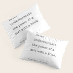 Ruth Bader Ginsburg Never Underestimate The Power Of A Girl With A Book. Pillow Sham Gallery Image 3
