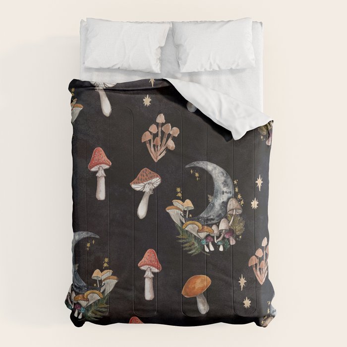 Mushroom Moon Comforter Gallery Image 6