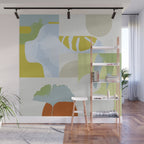 mid mod pastel 4 Wall Mural Gallery Image 1