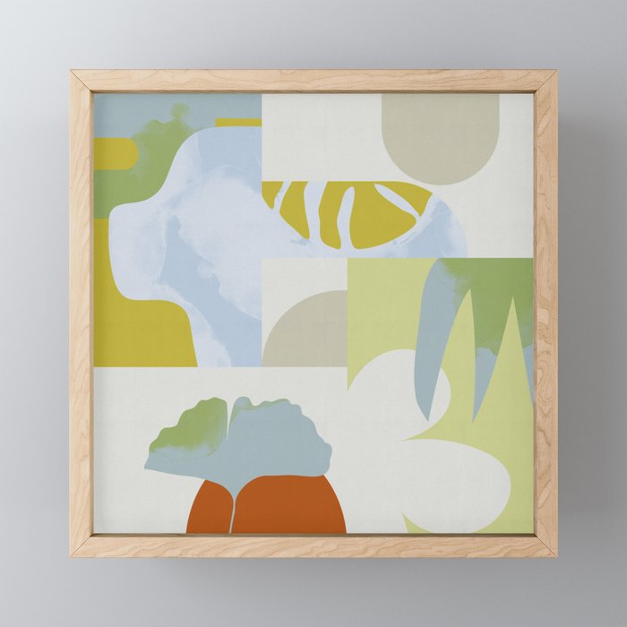 mid mod pastel 4 Mini Art Print Gallery Image 1