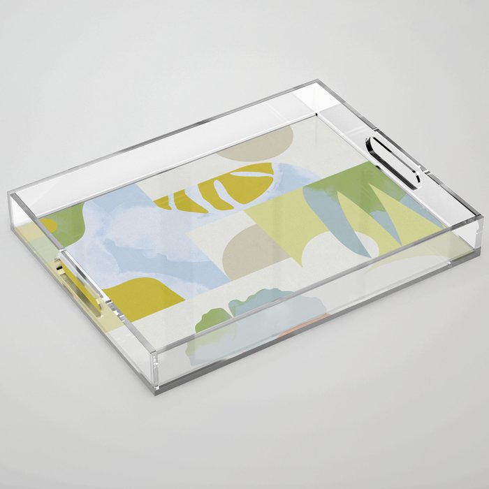 mid mod pastel 4 Acrylic Tray Gallery Image 1