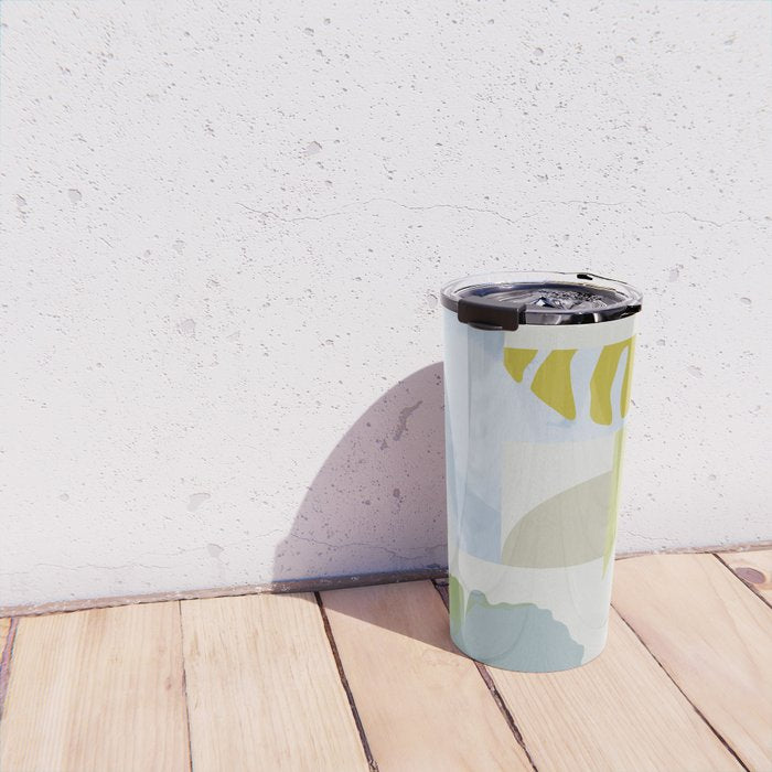mid mod pastel 4 Travel Mug Gallery Image 4