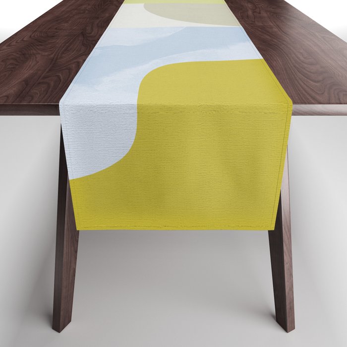 mid mod pastel 4 Table Runner Gallery Image 1