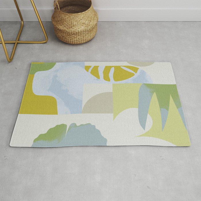 mid mod pastel 4 Rug Gallery Image 1