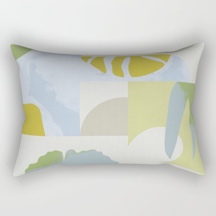 mid mod pastel 4 Rectangular Pillow Gallery Image 1