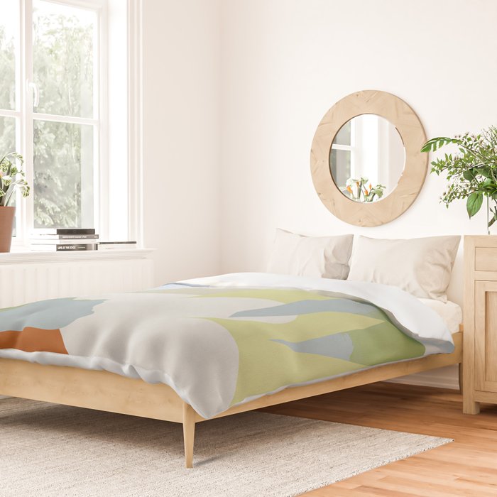 mid mod pastel 4 Duvet Cover Gallery Image 2