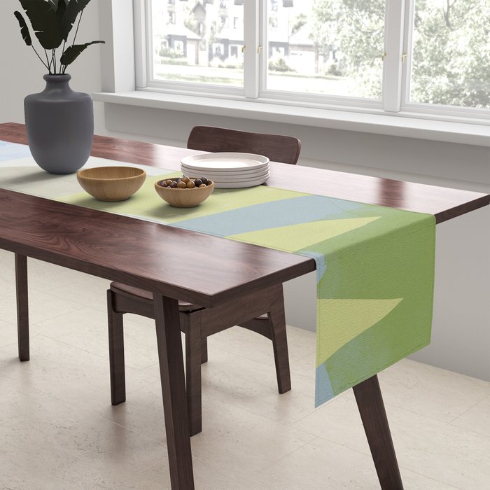 mid mod pastel 4 Table Runner Gallery Image 2