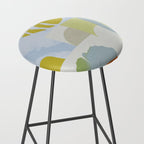 mid mod pastel 4 Stool Gallery Image 2