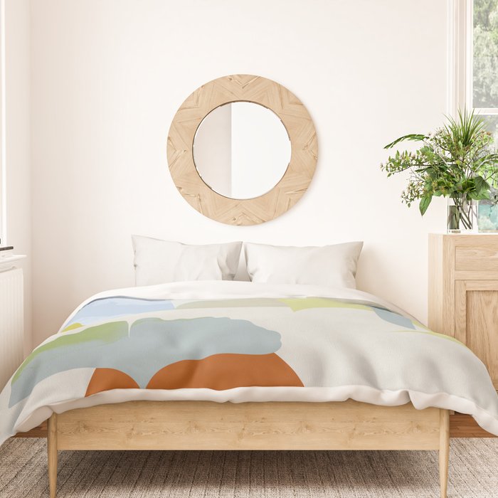 mid mod pastel 4 Duvet Cover Gallery Image 3
