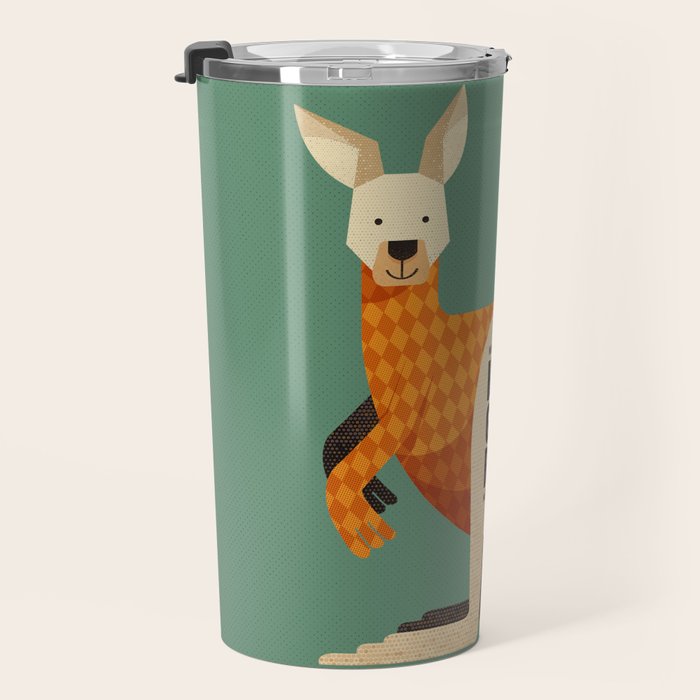 Hello Kangaroo Travel Mug Gallery Image 3