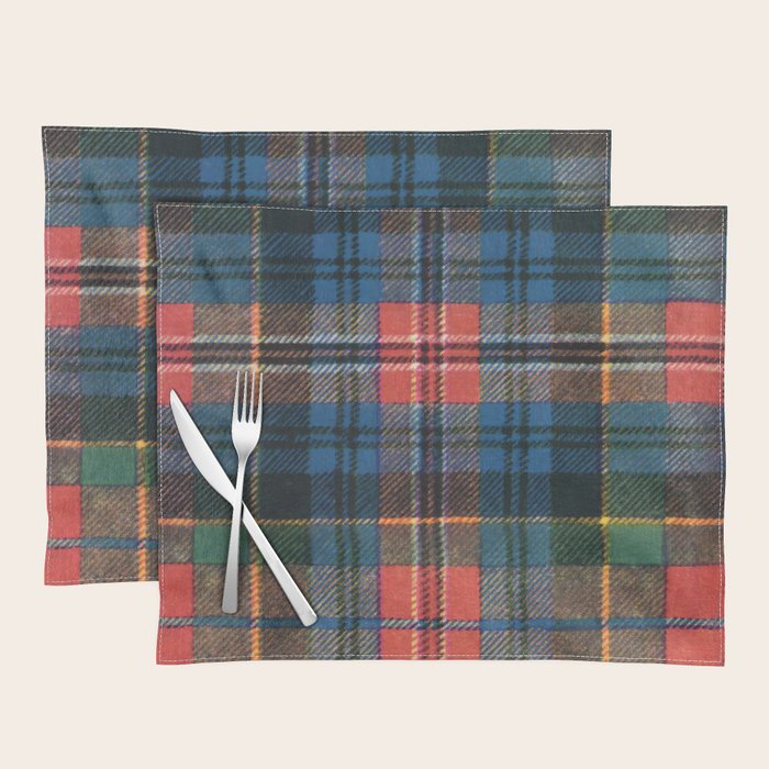 Bold Macpherson Tartan Pattern Placemat Gallery Image 1