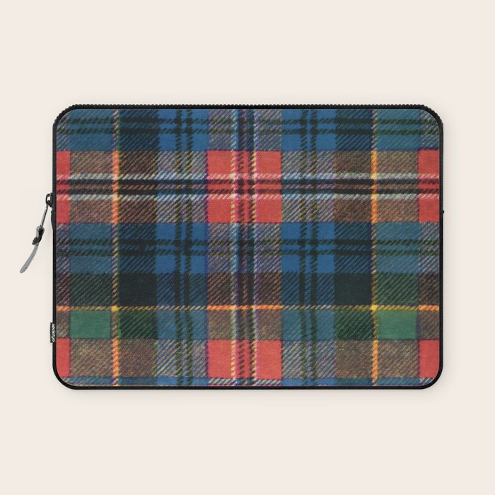 Bold Macpherson Tartan Pattern Laptop Sleeve Gallery Image 1