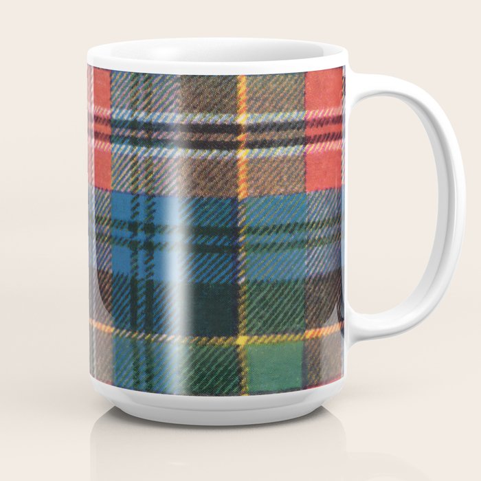 Bold Macpherson Tartan Pattern Coffee Mug Gallery Image 2